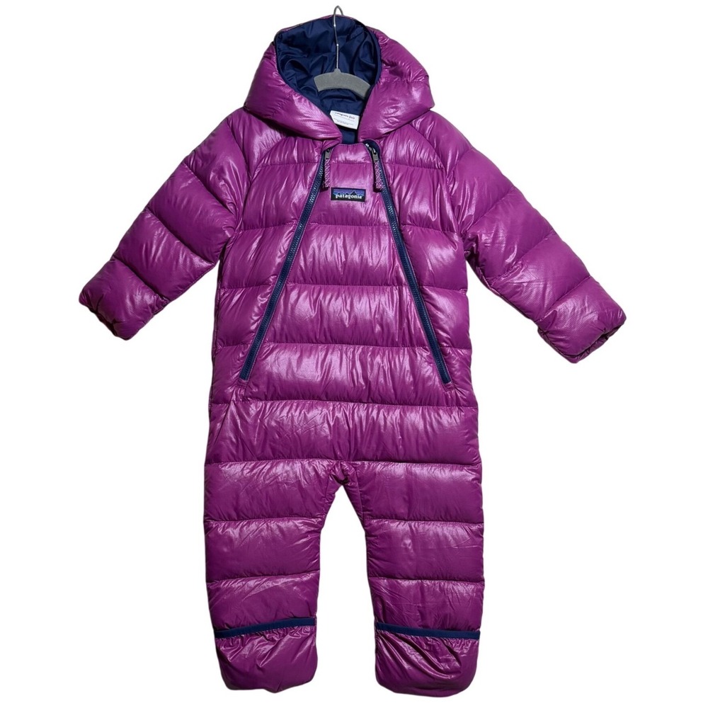 Patagonia Kid Hi-Loft Down Sweater Bunting Purple 6-12M 60103 Puffer Netplus